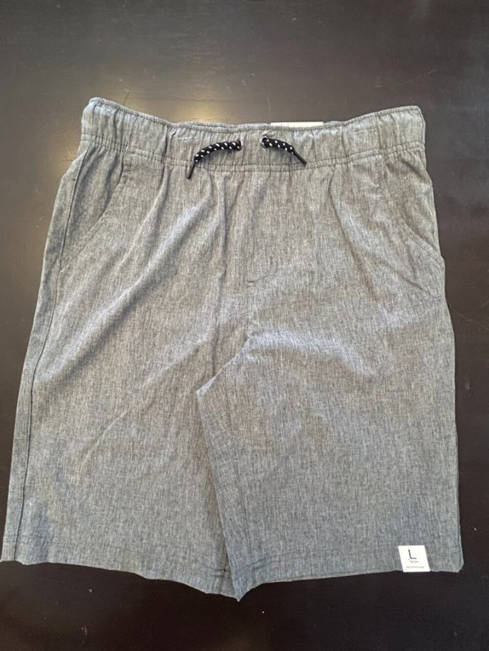NWT Youth Gray Athletic Drawstring Shorts